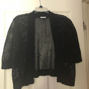 Croft & Barrow Crochet Shrug